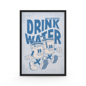 Plakat DRINK WATER
