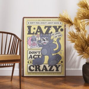 Plakat LAZY CRAZY