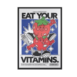 Plakat EAT YOUR VITAMINS